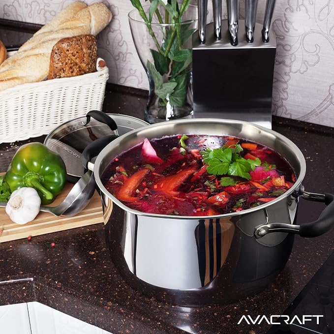 AVACRAFT Tri-Ply Stainless Steel Stockpot - Image 7