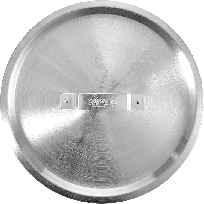 Winco Aluminum Cover for Stock Pot 20 quart, 2.0 mm - Image 2