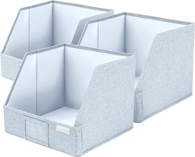 VIVIDECOR Open Front Trapezoid Closet Bins 12x12x10 – Easy Access Shelf - Image 9