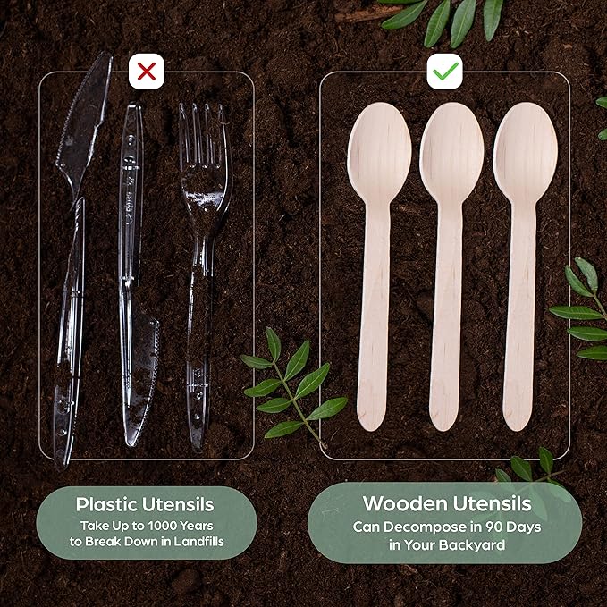 Wooden Disposable Spoons - Image 3
