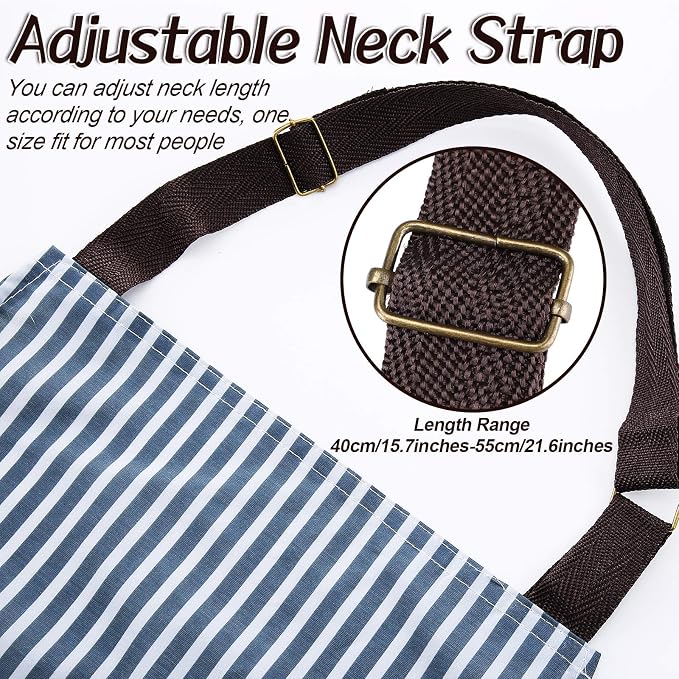 SATINIOR 3 Pieces Waterproof Bib Apron - Image 3