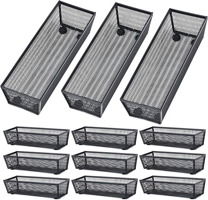Neudeco Silverware Organizer, Mesh Drawer Organizer by Neudeco
