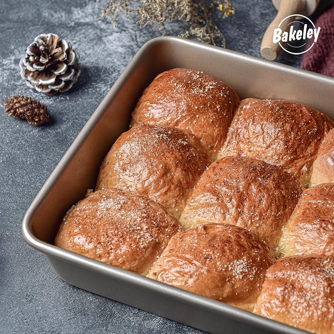 9 x 13 Inch Nonstick Rectangle Cake Pan, Deep Dish Loaf Pan - Image 4