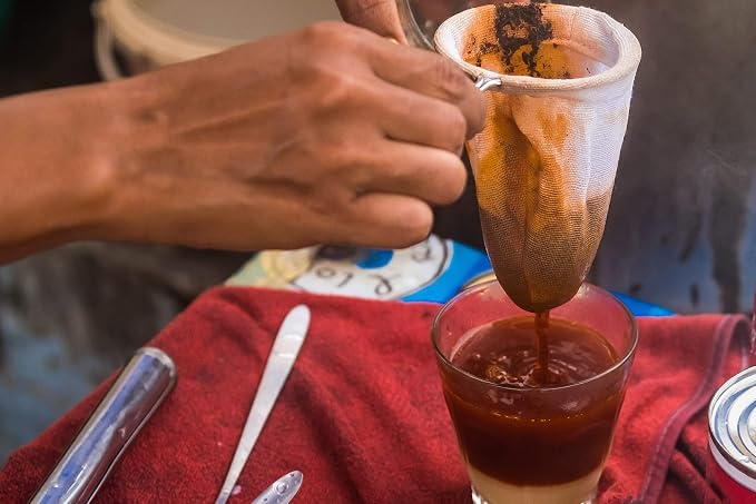 Thai Tea Filter Reusable Traditional Thai style/Coffee/Tea Strainer/Cloth Tea - Image 3