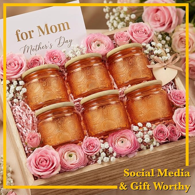 4 oz Amber Mini Glass Jars - Image 5