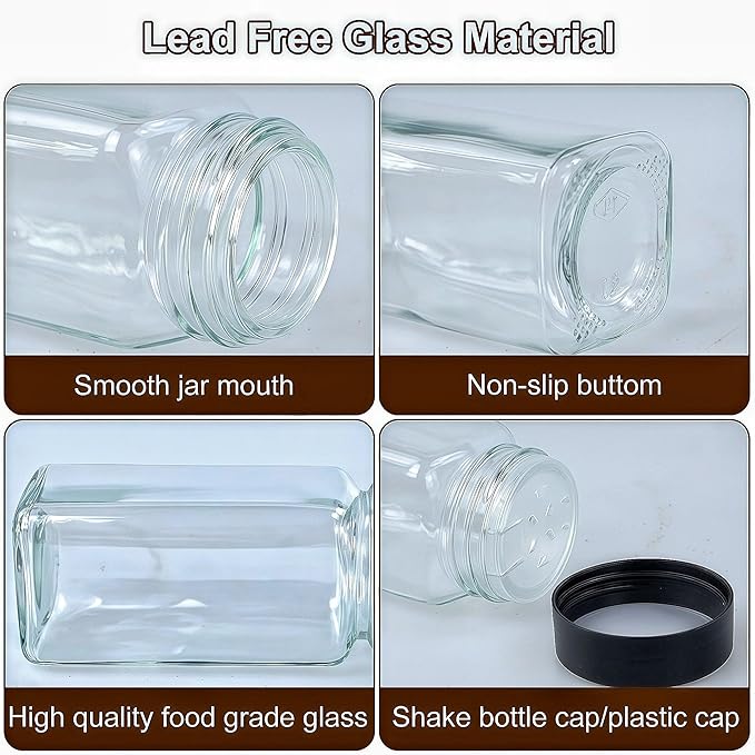 24Pcs Spice Jars Containers - Image 4