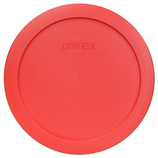 Pyrex 7201-PC 4-Cup Red Replacement Food Storage Lid by Pyrex