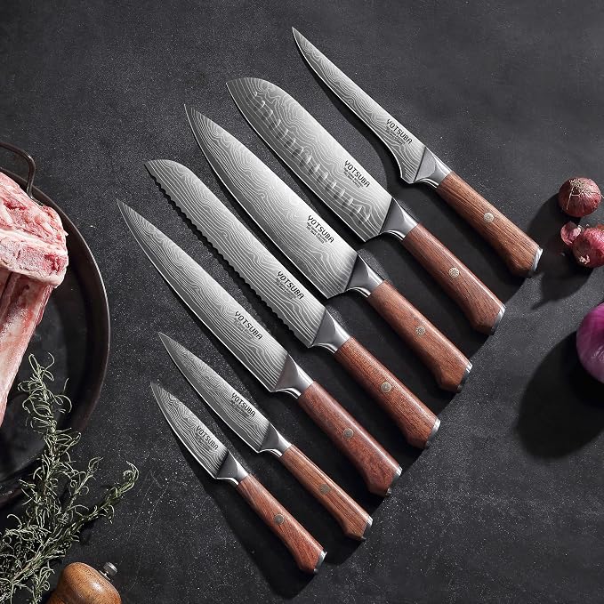 YOTSUBA 7PCS Japanese Kitchen Knife Set - Image 6