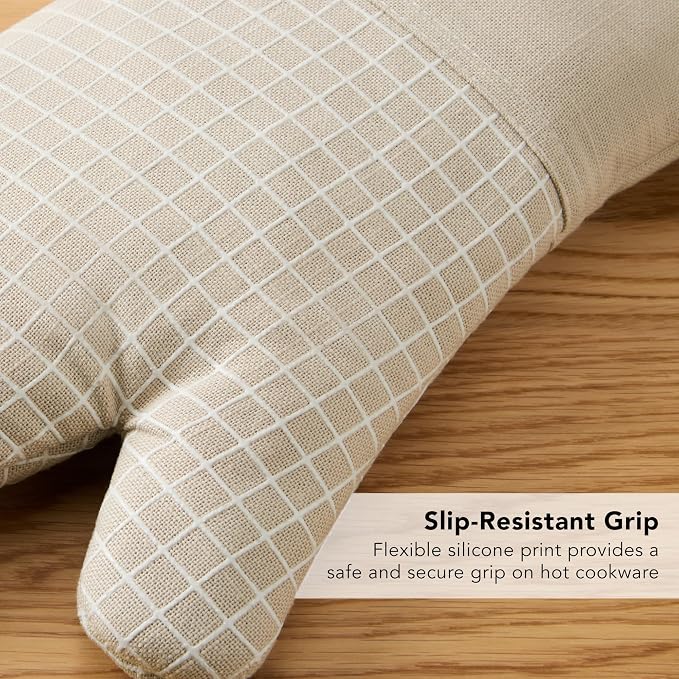 KITCHENAID Gourmet Series Gridlines Oven Mitts 2-Pack Set, Heat Resistant up to - Image 7