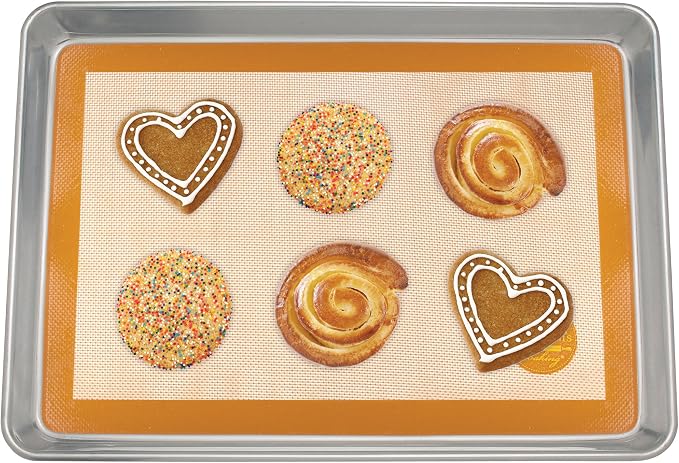 Mrs. Anderson’s Baking Non-Stick Silicone Half-Size Baking Mat and Sheet Pan Set - Image 3