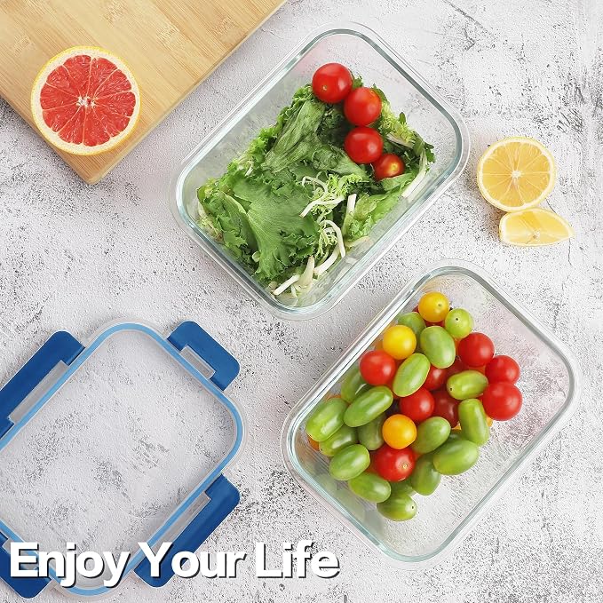 HOMBERKING 24pc Glass Food Storage Containers - Image 2
