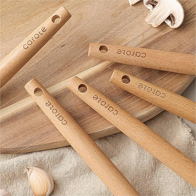 CAROTE Silicone Cooking Utensils Set, Kitchen Utensils Set 10 Pcs - Image 6