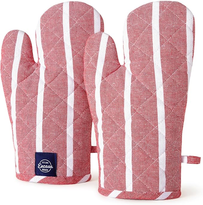 Encasa XO Long 12"x7" Oven Microwave Hand Gloves Mitts by EncasaXO
