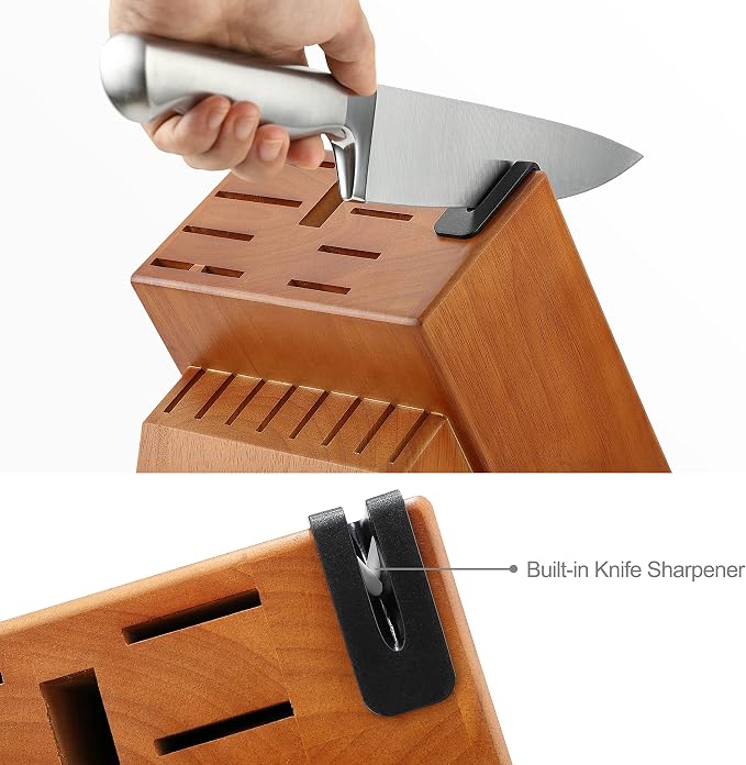 McCook® Kitchen Knife Sets, German Stainless Steel Knives Block Set - Image 3