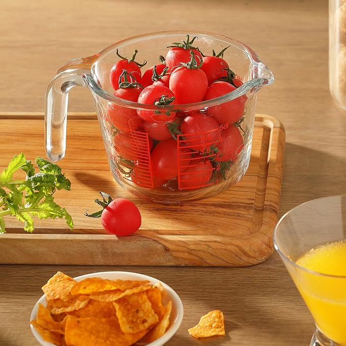 VRUIFA Glass Measuring Cup For Baking and Cooking, Dishwasher, Microwave and - Image 4