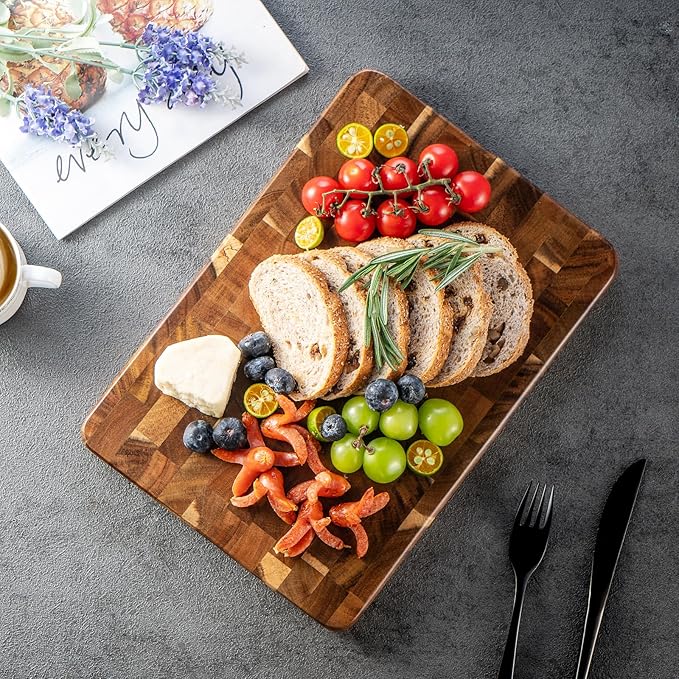 James.F End Grain Cutting Boards, Wooden Cutting Board - Image 5