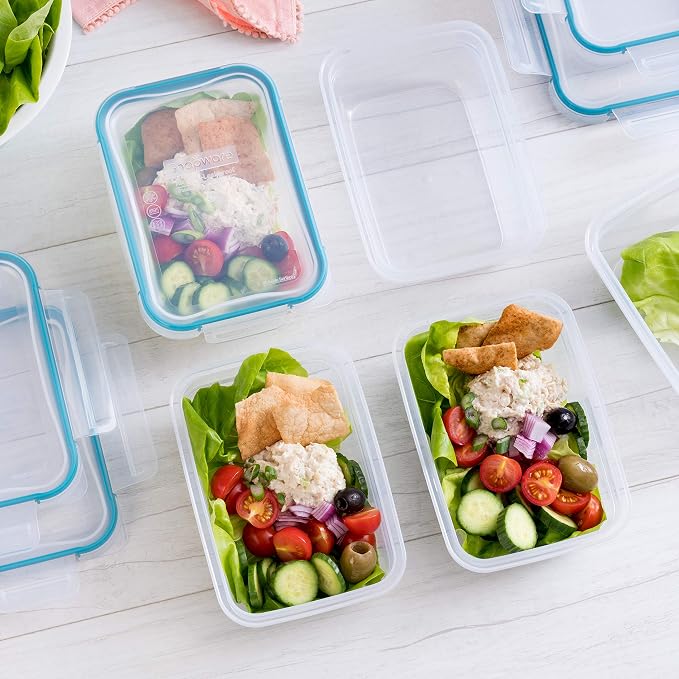 Snapware Plastic Total Solution 5-Pack Food Storage Containers Set, Leakproof & - Image 3