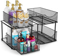 Sorbus 2 Sets of 2 Tier Metal Under Sink Organizer by Sorbus