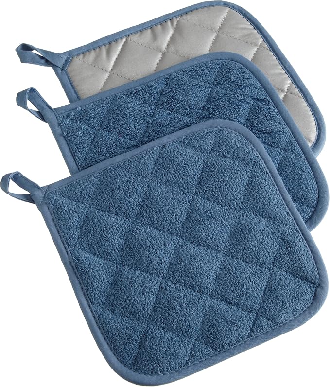 DII Basic Terry Collection Quilted 100% Cotton, 3 Piece by DII