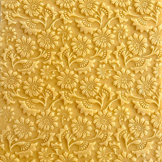 MOSS ROSE Embossed Rolling Pin for Ceramic. Clay Roller and Ceramic Stamp for - Image 2