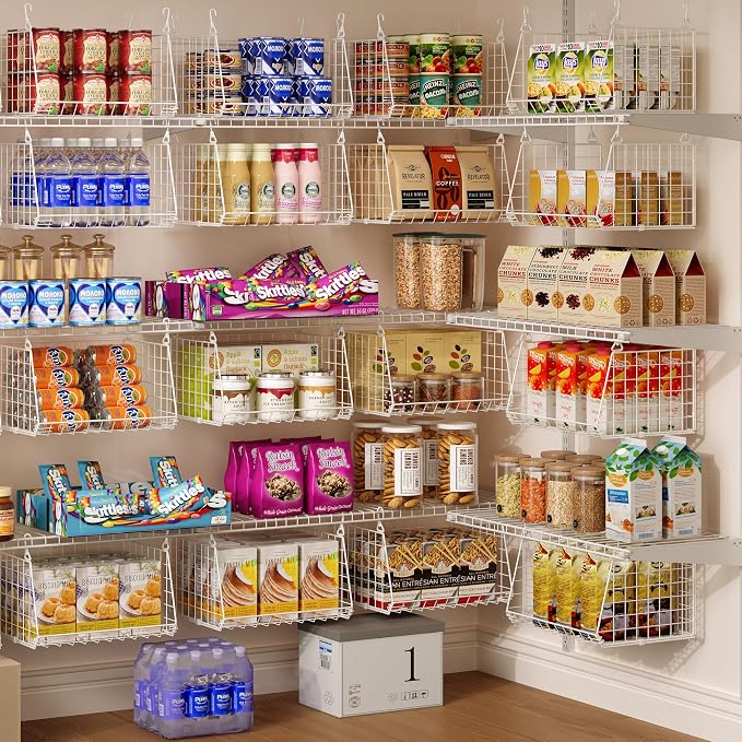 3-Tier Hanging Laundry Basket Organizer：Foldable Wire Shelf Laundry Room - Image 6