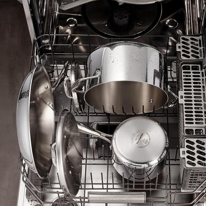 Tramontina Signature Tri-Ply Clad Stainless Steel 11-Piece Cookware Set - Image 6