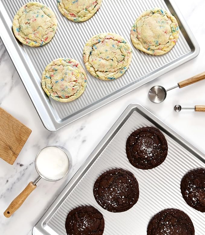 USA Pan Bakeware Cookie Sheet, Warp Resistant Nonstick Baking Pan, Made in the - Image 5