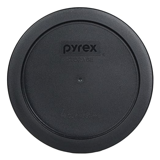 Pyrex 7201-PC 4-Cup Black Food Storage Replacement Lid - Image 2