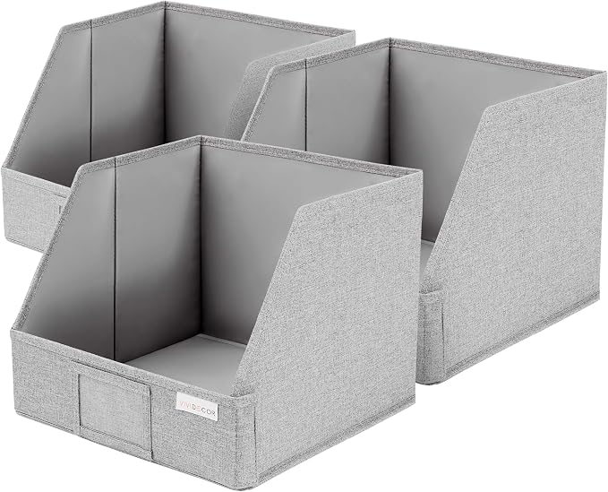 VIVIDECOR Open Front Trapezoid Closet Bins 12x12x10 – Easy Access Shelf - Image 9