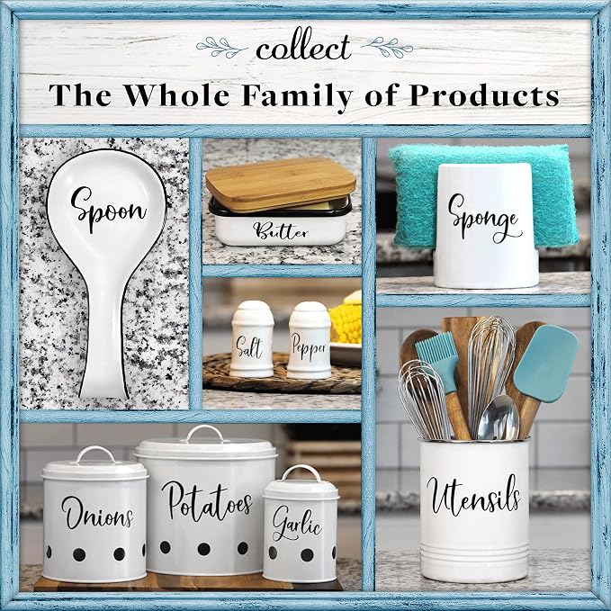 Home Acre Designs Vintage Farmhouse Utensil Holder - Image 8