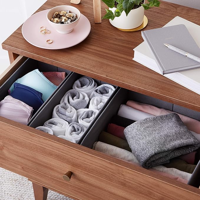 Amazon Basics Collapsible Cloth Drawer Organizer Boxes - Image 5