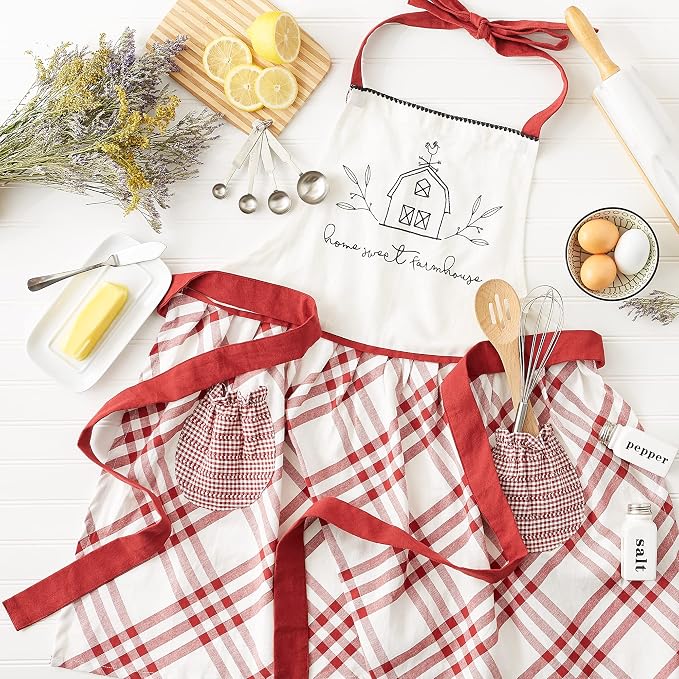 DII Home Sweet Farmhouse Kitchen Collection, Barn Red - Image 4