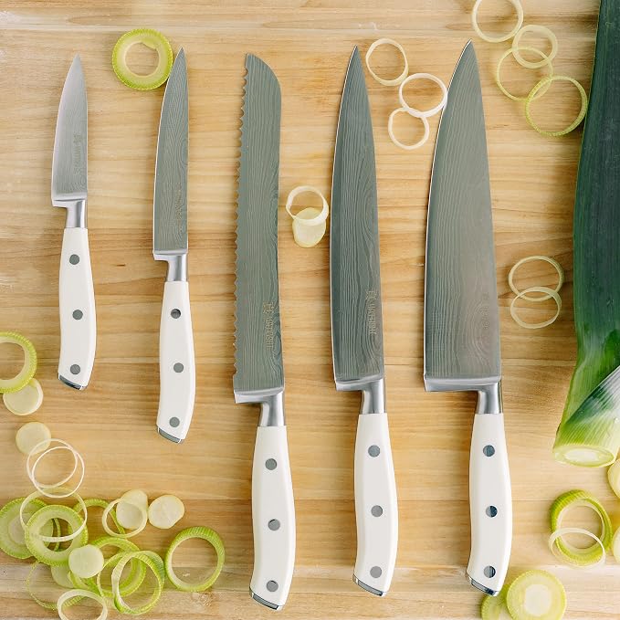 Yatoshi 12 Piece White Knife Block Set - Image 9