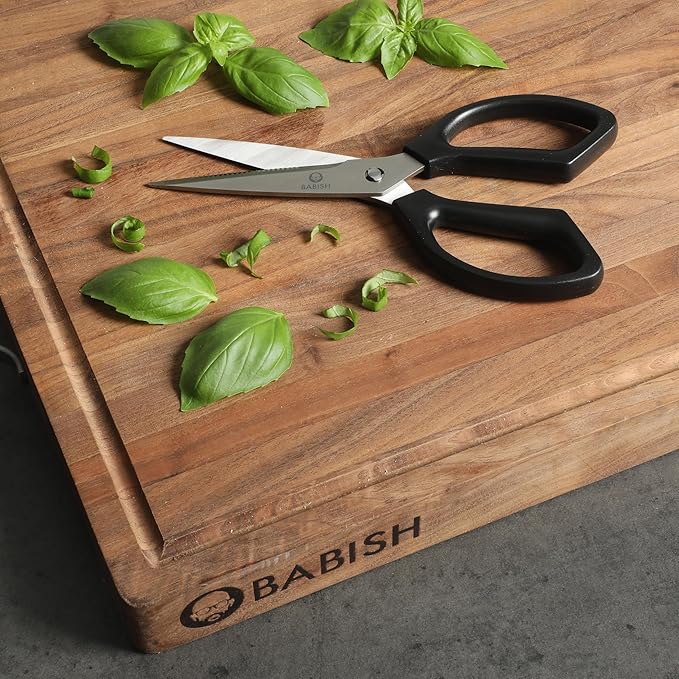 Babish All Purpose Heavy Duty Kitchen Shears Durable Stainless Steel 4 Inch - Image 2