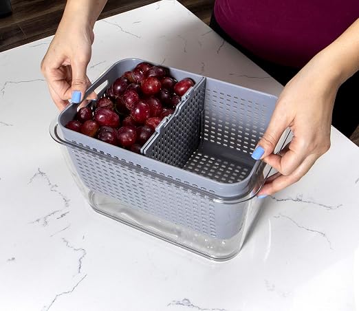 Kitchen Spaces Colander Stackable Food Storage Bin - Image 5