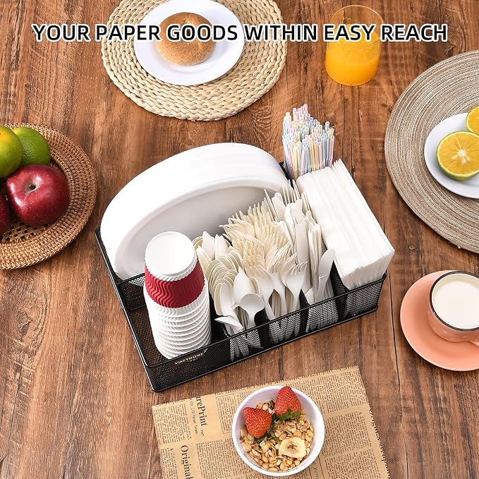 VIKEYHOME Paper Plate Organizer - Image 5