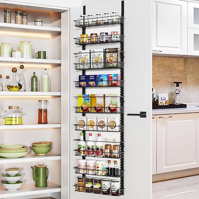 Churboro Over the Door Pantry Organizer Rack by Churboro