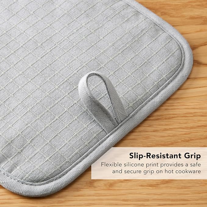 KITCHENAID Gourmet Series Gridlines Pot Holders 2-Pack Set, Heat Resistant up - Image 7