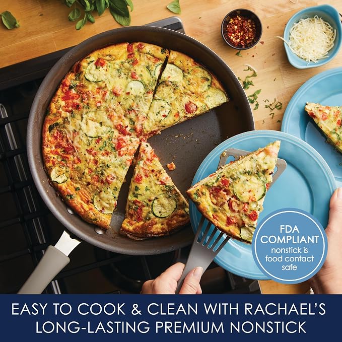 Rachael Ray Cook + Create Nonstick Frying Pan/Skillet, 12.5 Inch - Image 3