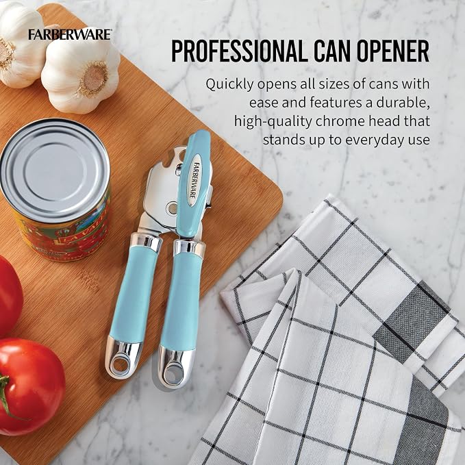 Farberware Pro 2 Can Opener, Aqua Sky, One Size - Image 3