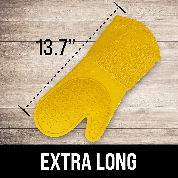 BPA-Free Soft Silicone Oven Mitts - Image 2