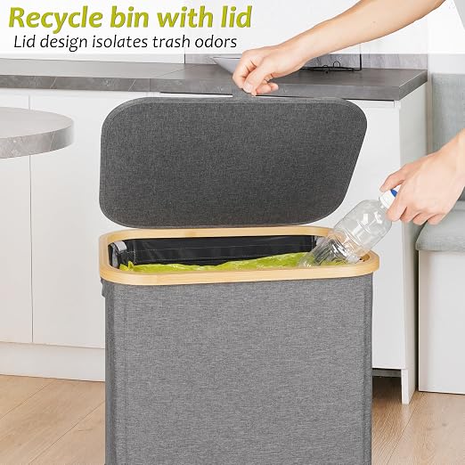 efluky Recycling Bin Holder 100L, 26 Gallon Trash Can - Image 5