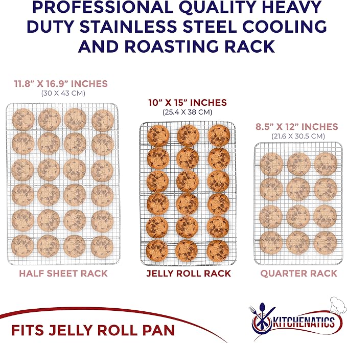 KITCHENATICS Jelly Roll Cooling Rack - Image 2