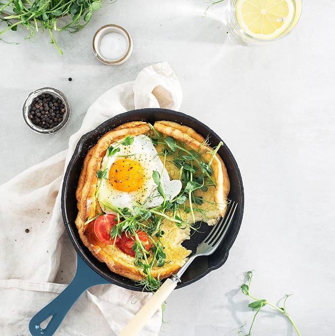 Utopia Kitchen Cast Iron Frying Pan 6.5 Inch, Cast Iron Chefs Pan, Pre Seasoned - Image 6