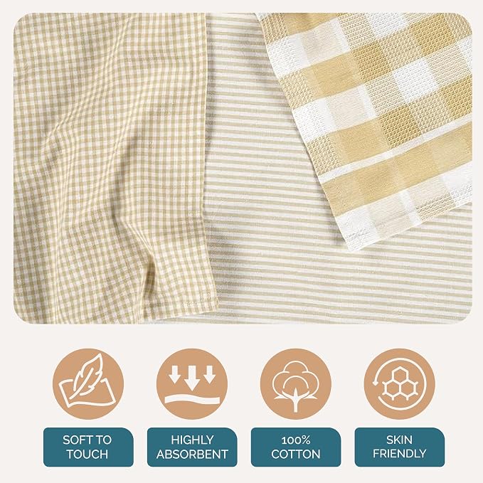 Casa Platino Dish Towels for Kitchen 18" x 28", Dish Towels Set of 6 – Great - Image 9