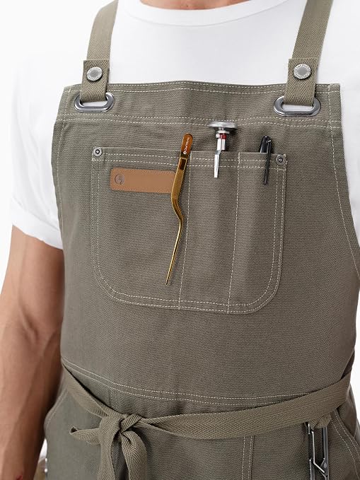 Chef Works Unisex Ayden Grill Apron - Image 6