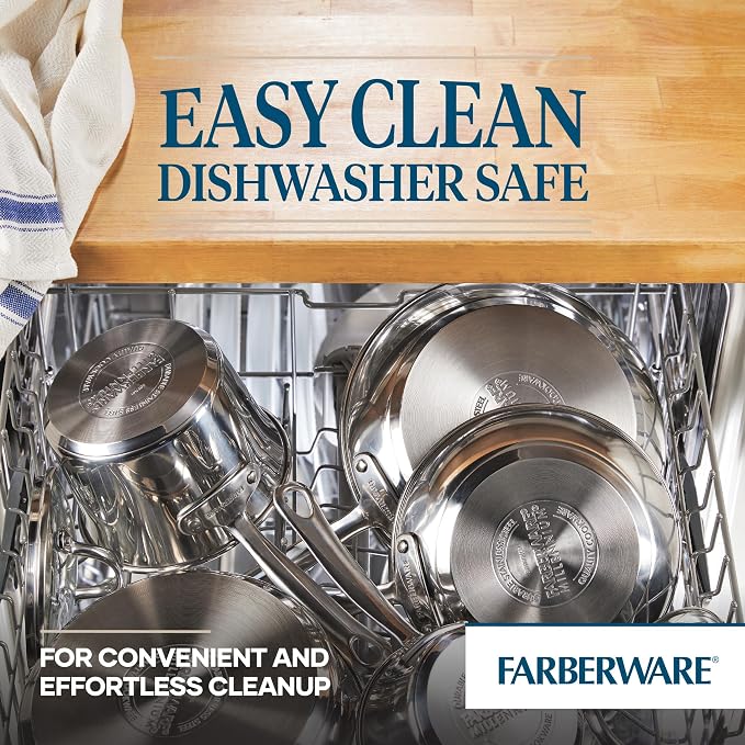 Farberware Millennium Stainless Steel 10-Piece Cookware Set - Image 5