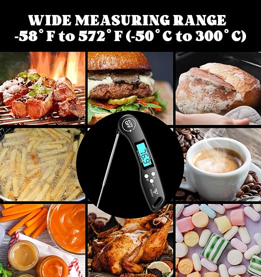 DOQAUS Digital Meat Thermometer, 2 Pack Instant Read Food Thermometer - Image 7