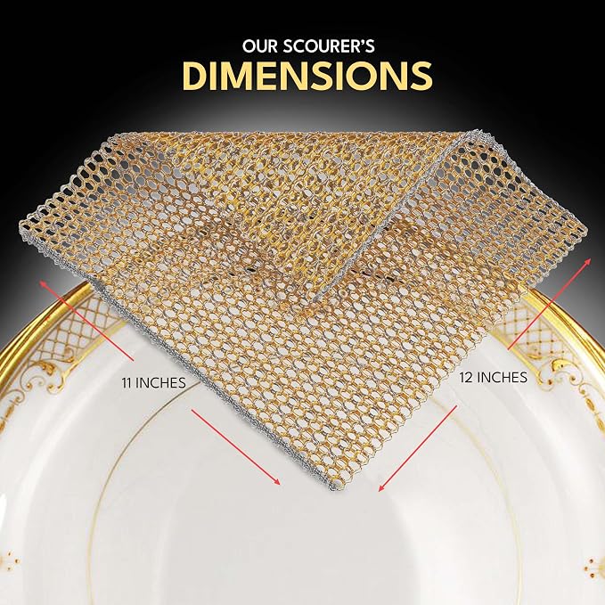 Heavy Duty Dish Scrubbers, Non-Scratch Scouring Pads - Image 7