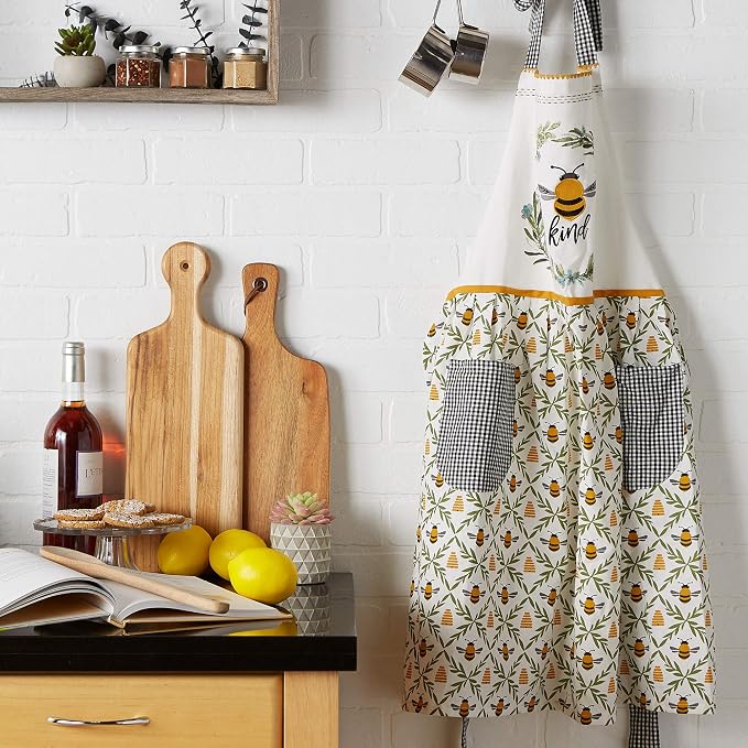 DII Women's Spring & Summer Apron Collection Adjustable, Two Large Pockets & - Image 5